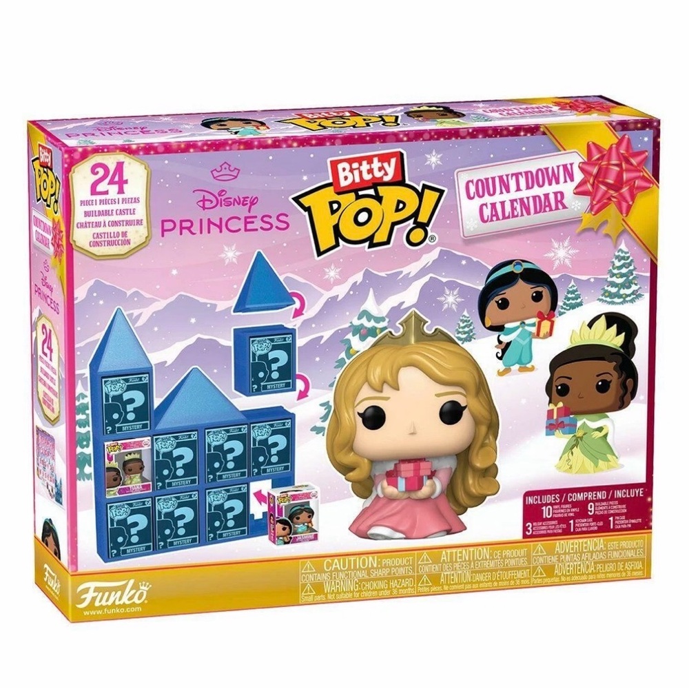 Funko Bitty Pop Disney Princess Advent Calendar 24 Mini Figures